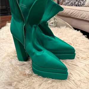 Jeffrey Campbell Kelly green Heeled Boots